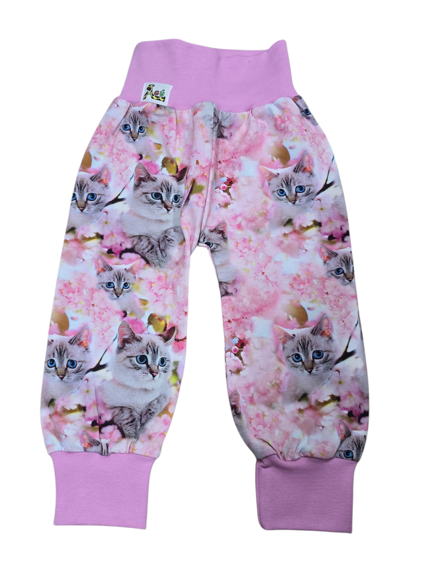 Ljósbleikar kisu buxur