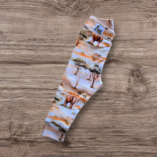 Dýra rib leggings