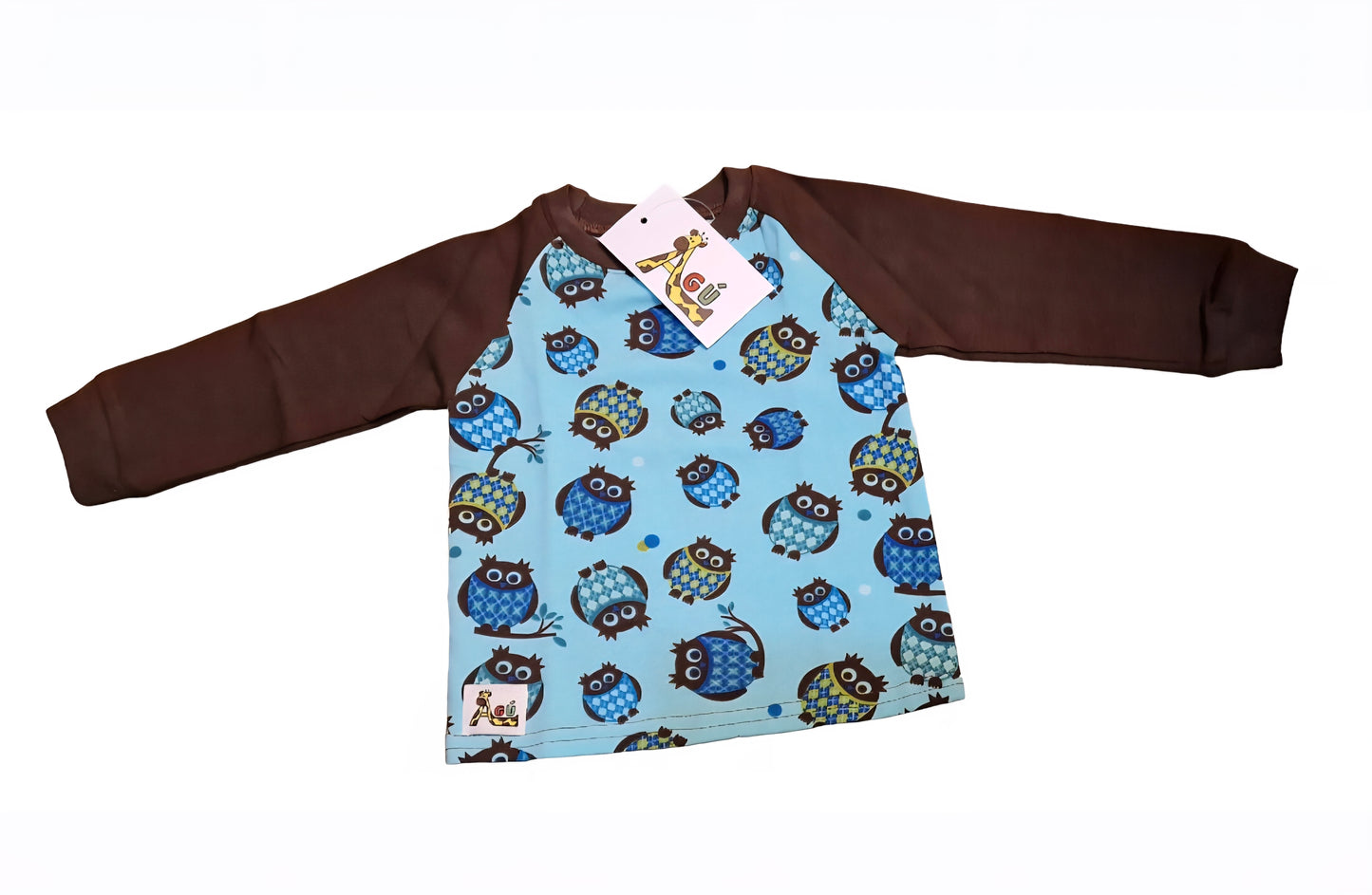 Bláar og brúnar uglu peysur