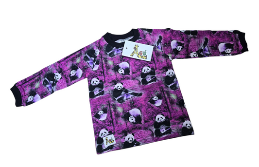 Bleikar panda peysur