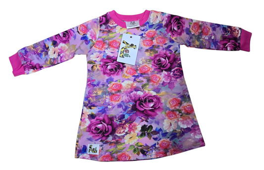 Bleikir blómakjólar