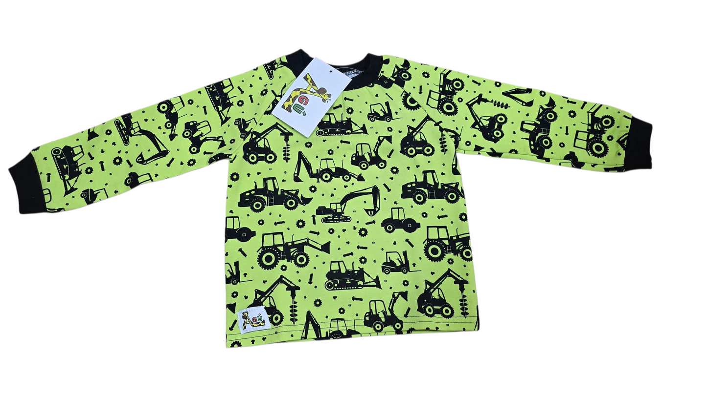 Grænar vinnuvéla peysur