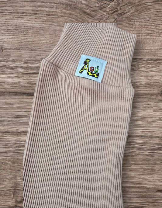 Bleikar Agú rib leggings  Nýtt