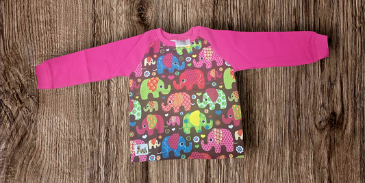 Brúnar og bleikar fílapeysur