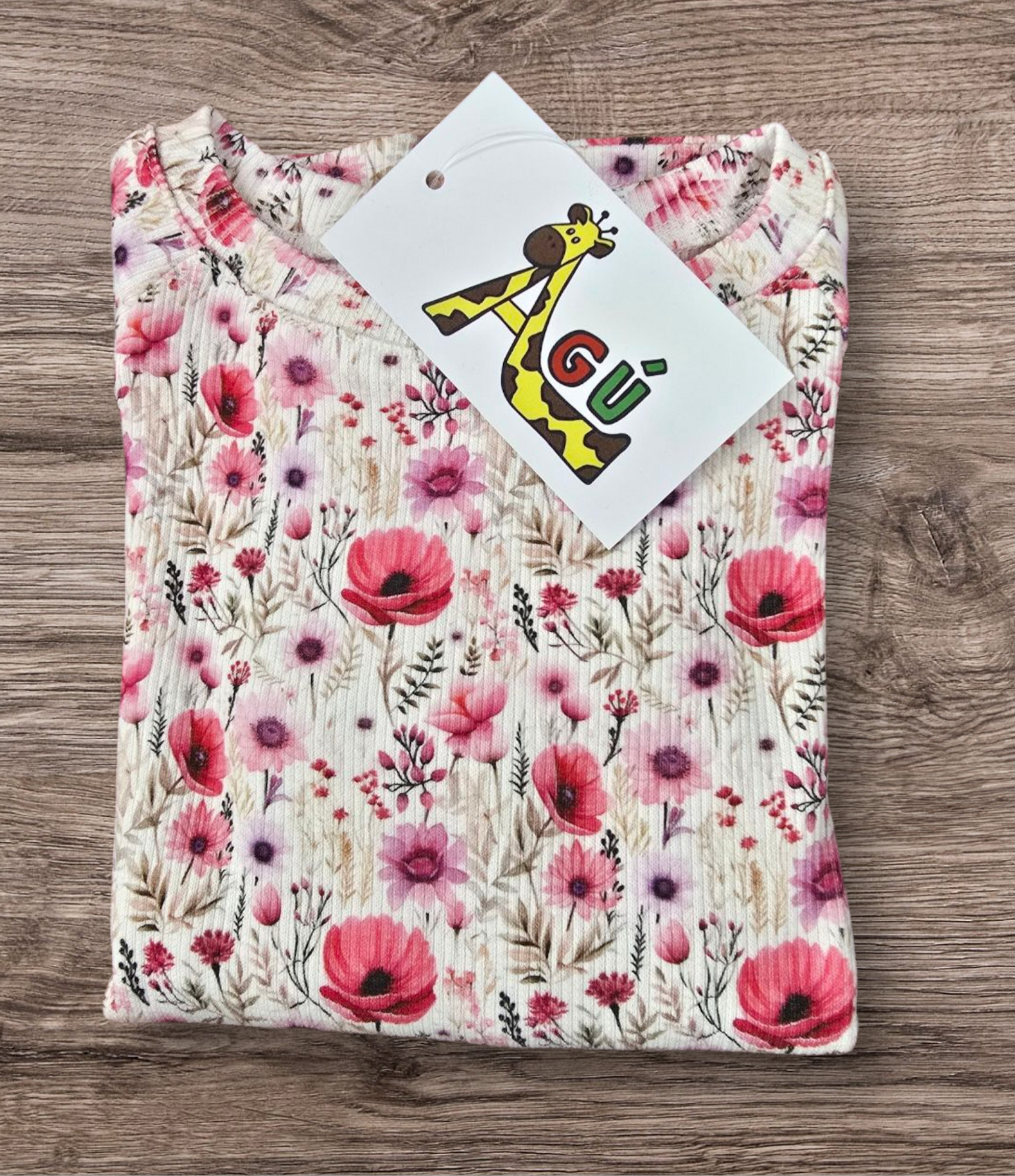 Svo falleg ný blóma rib peysa NÝTT