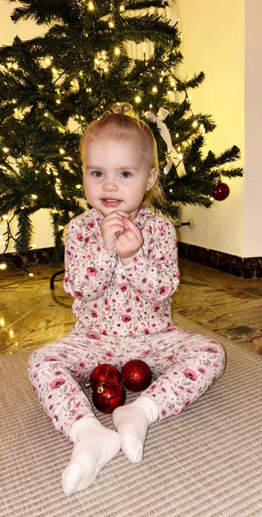 Svo falleg ný blóma rib peysa NÝTT