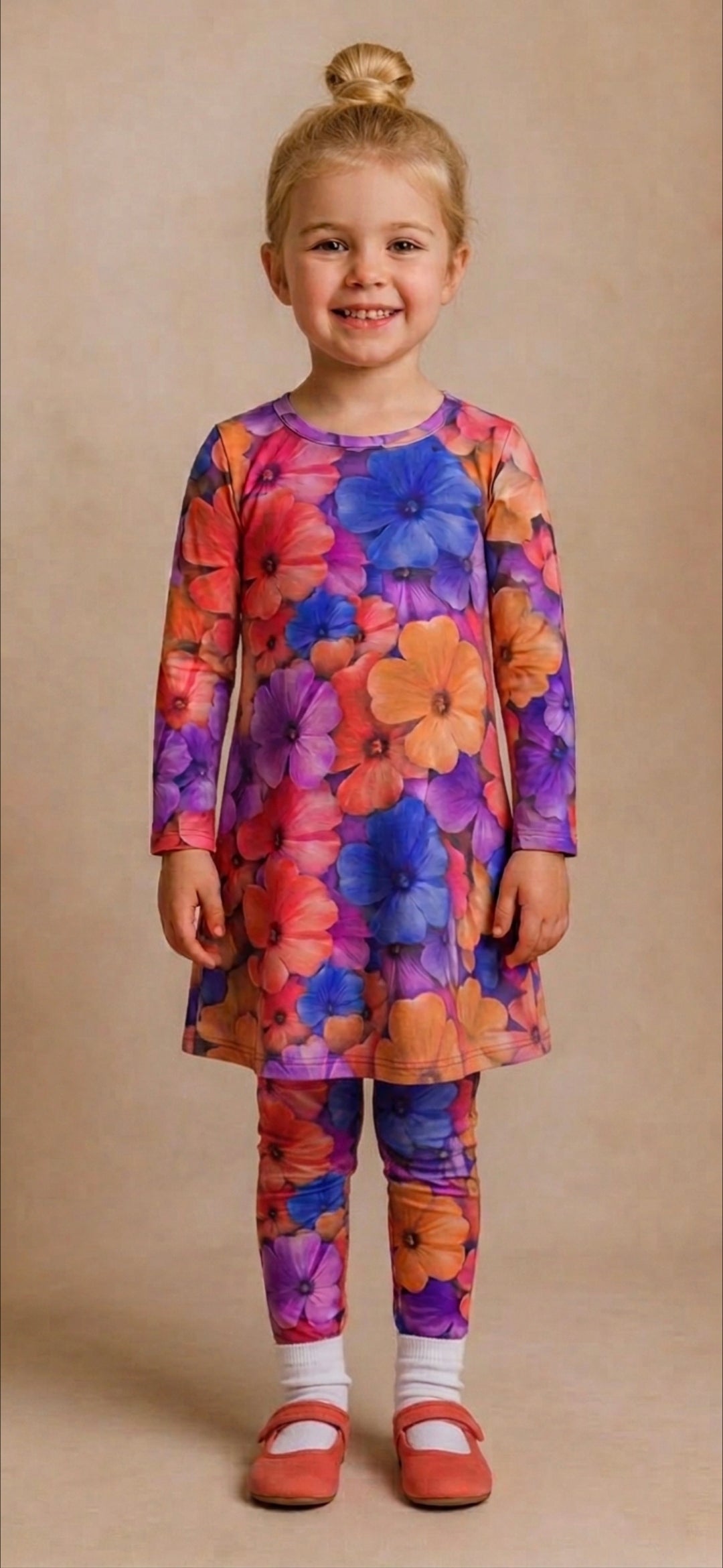 Yndislegar blóma leggings